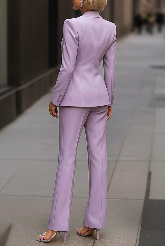 Lavender Power Suit – Blazer & Trousers Set