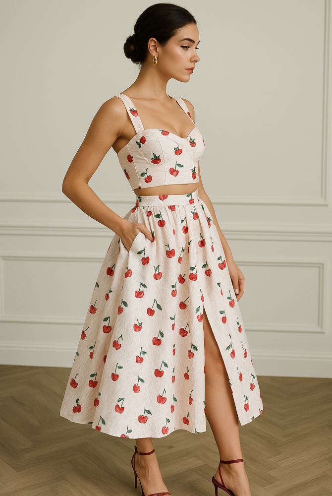 Cherry Bomb Vintage Co-ord Set