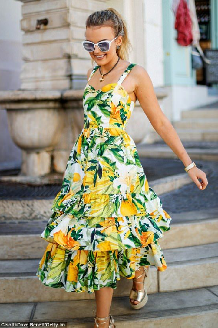 Lemon Blossom Tiered Sundress