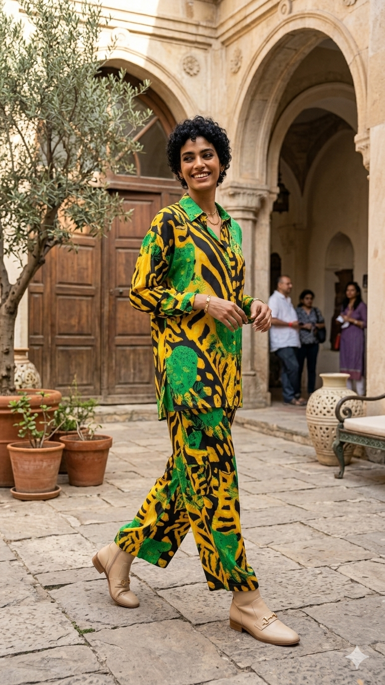 Rakul Preet Inspired Jungle Rhythm Co-Ord Set