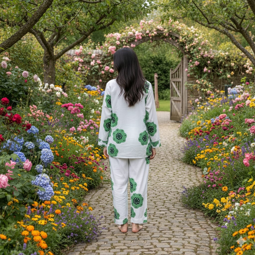 Karisma Kapoor inspired Ivory Bloom Floral Co-ord Set