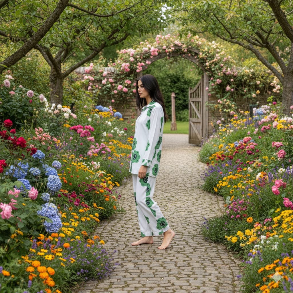 Karisma Kapoor inspired Ivory Bloom Floral Co-ord Set