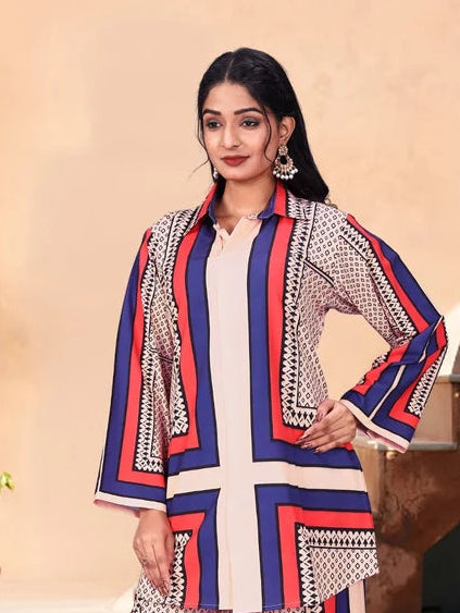 Priyanka Chopra Inspired Urban Chic Printed Co-ord Set