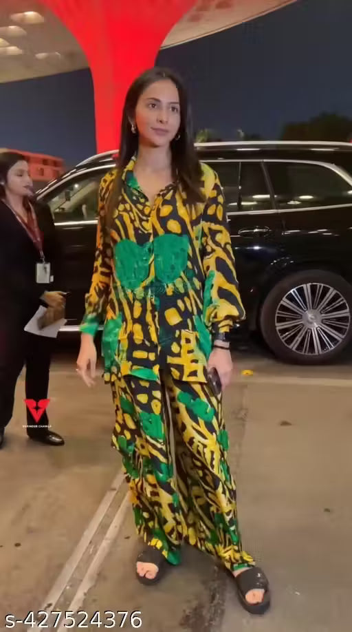 Rakul Preet Inspired Jungle Rhythm Co-Ord Set