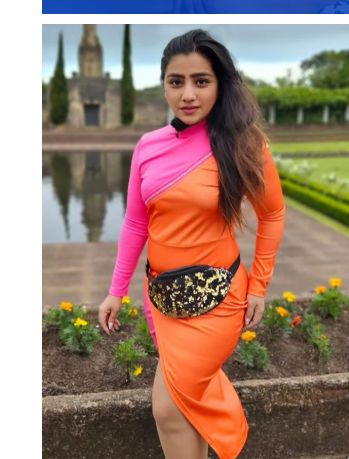 Neha Marda inspired Color block Bodycon Midi Dress