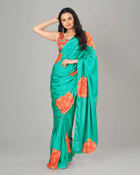 Deepika Padukone Emerald Bloom Saree