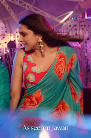 Deepika Padukone Emerald Bloom Saree